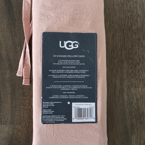 UGG Sunwashed Pillowcases-Standard/Queen - Picture 4 of 4